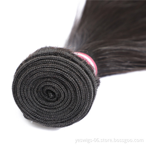 Yeswigs I Tips Human Hair Single Bundle Straight Brazilian Extension Cuticle Aligned 100 Human Hair Weave Bundles Brazilian